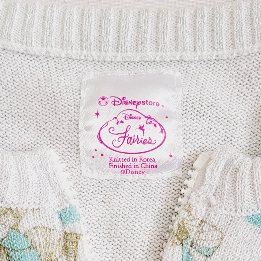 Disney Fairies Tinkerbell Zip Up Sweater - Picture 9 of 10